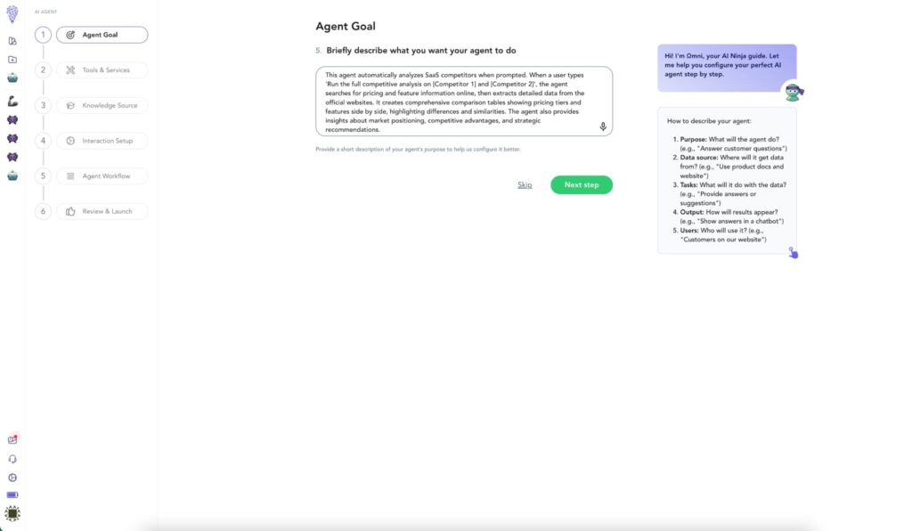 omnimind.ai | Build an AI Competitive Analysis Agent for SaaS Tools omnimind.ai | Build an AI Competitive Analysis Agent for SaaS Tools