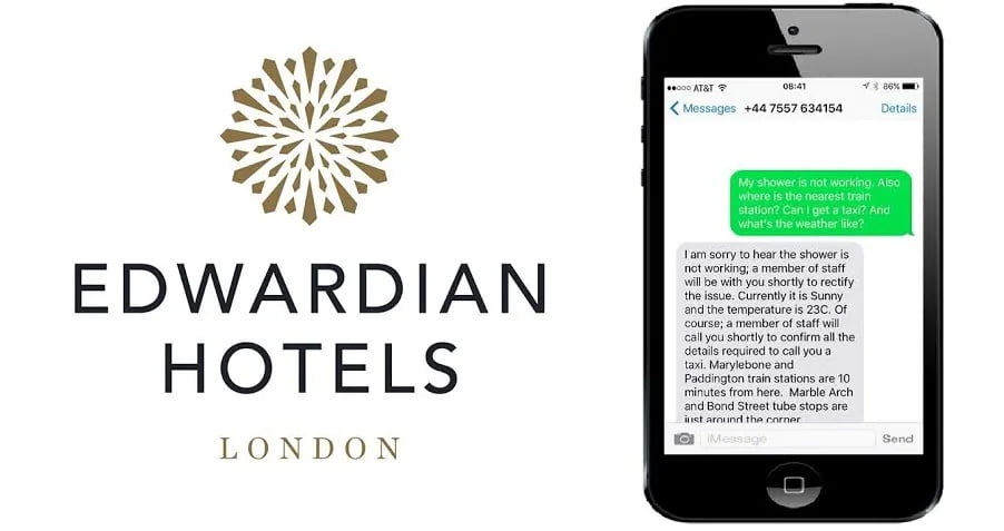 omnimind.ai | How to Use an AI Chatbot for Hotels (Use Cases, Examples, Tools) AI chatbots for hotels—Edwardian Hotels' Edward